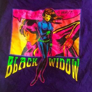 Black widow T-shirt